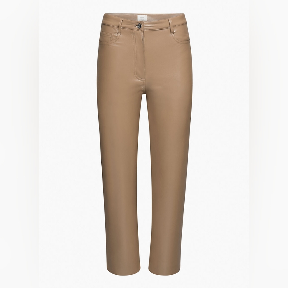 Aritzia Wilfred The Melina Cropped Pants in Constant Camel Size 6